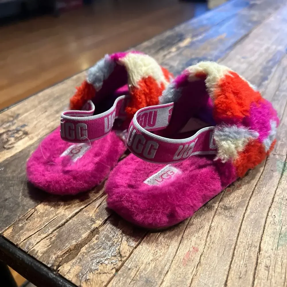 UGG kids Fluff Yeah Camopop girls size‎ 12